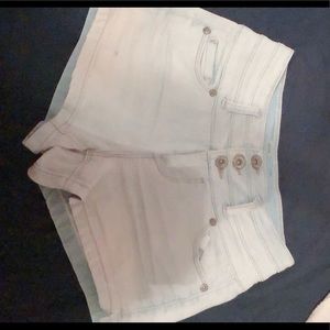 high waisted jean shorts